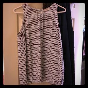 Black and white floral top